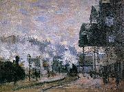 Claude Monet Saint-Lazare Station, the Western Region Goods Sheds oil painting